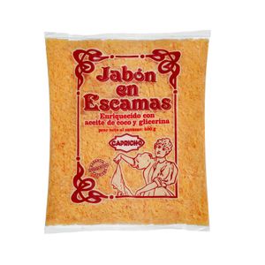 Jabón en escamas Capricho con aceite de coco y glicerina