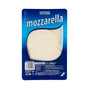 Queso lonchas mozzarella de vaca Hacendado