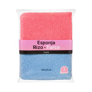 Esponja de baño rizo suave Deliplus