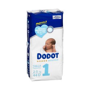 Pañales bebé talla 1 de 2-5 kg Dodot