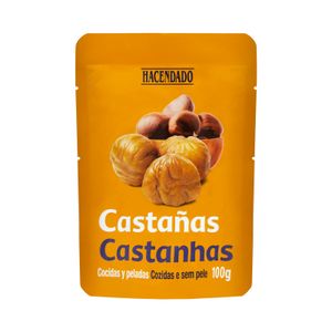 Castañas cocidas y peladas Hacendado