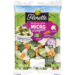 Coliflor-Brócoli-Zanahoria Microondas