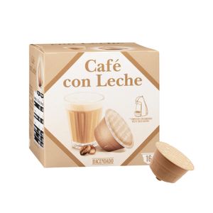 Café con leche en cápsula Hacendado