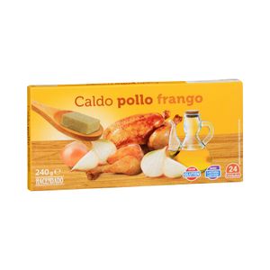 Caldo de pollo Hacendado en pastillas