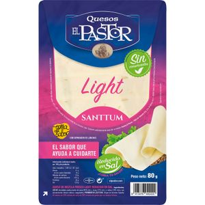 Queso Tierno Lonchas Light Bajo en Sal Santtum