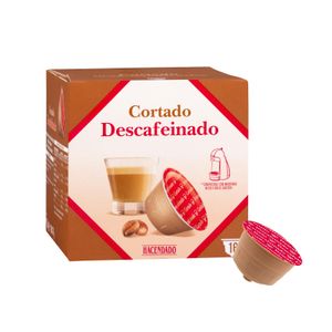 Cortado en cápsula descafeinado Hacendado