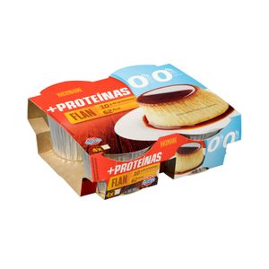 Flan de huevo +Proteínas Hacendado 0% m.g 10 g proteínas