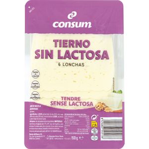 Queso sin Lactosa Lonchas