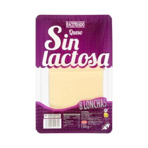 Queso lonchas sin lactosa de vaca Hacendado