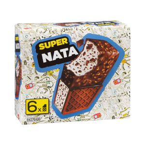 Helado sándwich super nata Hacendado