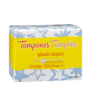 Tampones regular Deliplus con aplicador compacto