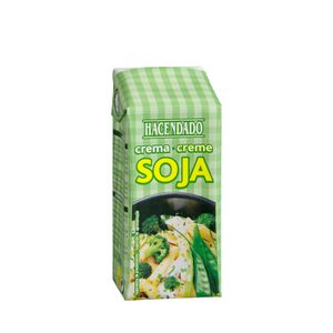 Crema de soja Hacendado