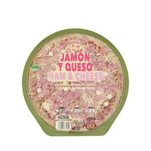 Pizza jamón y queso Hacendado