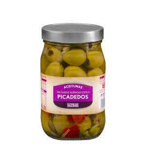 Aceitunas picadedos Hacendado aliñadas sin hueso