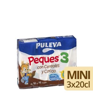 Preparado lácteo cereales al cacao Peques 3 Puleva