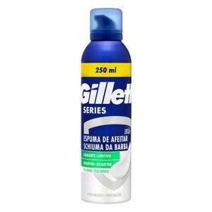 Espuma de afeitar piel sensible Gillette con aloe vera