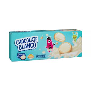 Galletas con chocolate blanco Hacendado