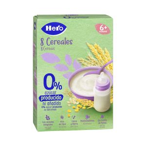 Papilla 8 cereales Hero baby +6 meses