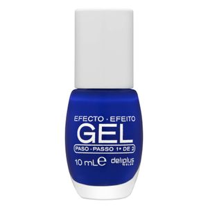 Laca de uñas efecto gel Deliplus 242 azul tinta