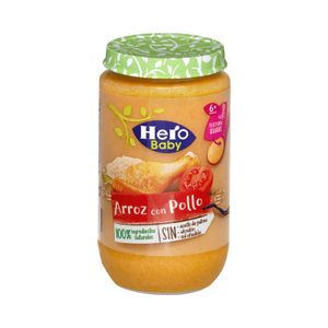 Papilla arroz con pollo Hero baby +6 meses