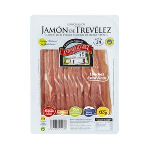 Jamón de Trevélez Antonio Álvarez lonchas extra finas