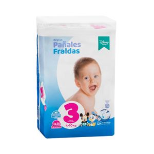 Pañales bebé talla 3 de 4-10 kg Deliplus