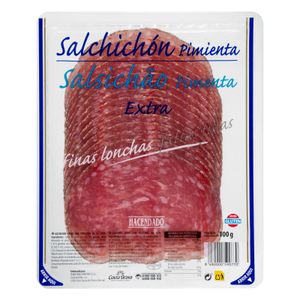 Salchichón extra pimienta Hacendado finas lonchas