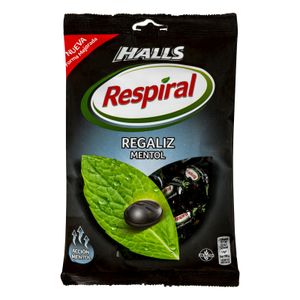 Caramelos regaliz mentol Respiral Halls