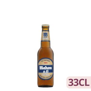 Cerveza 0,0% sin alcohol tostada Mahou