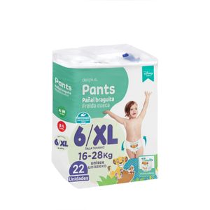 Pañal bebé braguita talla XL de 16-28 kg Deliplus