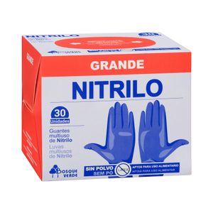 Guantes de nitrilo Bosque Verde talla grande