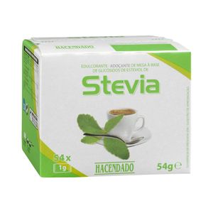 Edulcorante en sobres stevia Hacendado