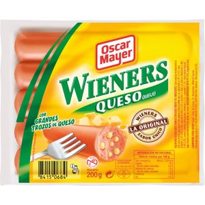 Salchichas Wieners Queso