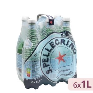 Agua mineral con gas grande San Pellegrino