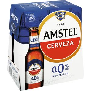 Cerveza 0,0 % Pack de 6 Botellas