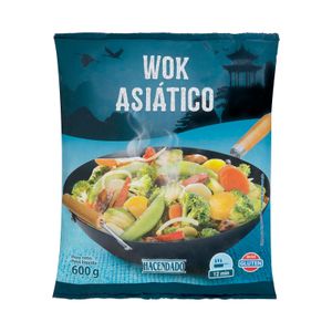 Wok de verduras asiático Hacendado ultracongelado