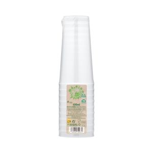 Vasos medianos de plástico Bosque Verde reutilizables