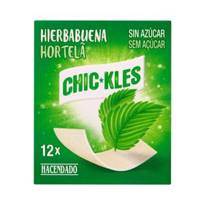 Chicles hierbabuena lámina Hacendado