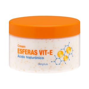Crema corporal hidratante Esferas VIT-E Deliplus con ácido hialurónico