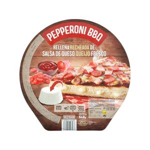 Pizza Pepperoni barbacoa Hacendado ultracongelada