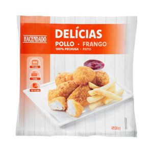 Delicias de pollo Hacendado ultracongeladas