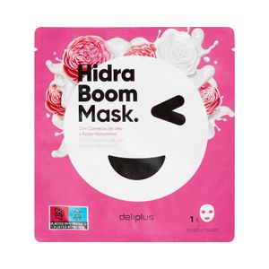 Mascarilla facial Hidra Boom Mask Deliplus con Camelias de Jeju y ácido hialurónico