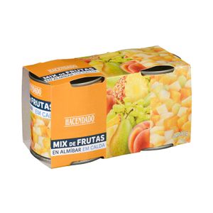 Macedonia mix de frutas en almíbar Hacendado