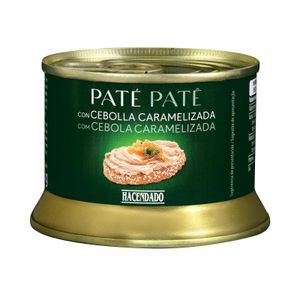 Paté de cerdo Hacendado con cebolla caramelizada