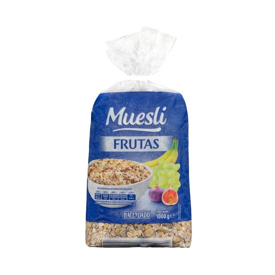 Muesli Hacendado con frutas