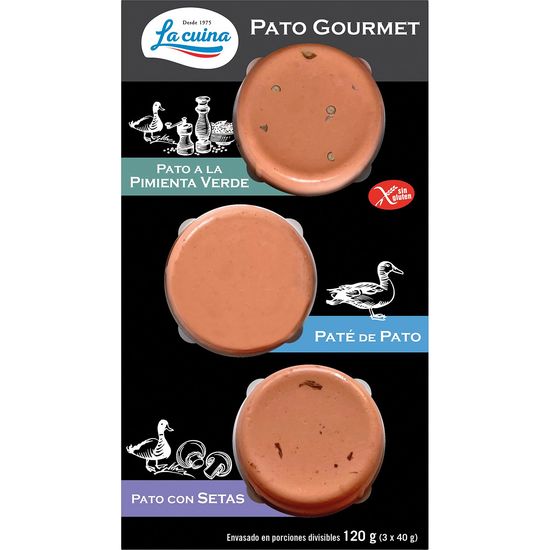 Tabla Pato Gourmet Pimienta Verde- Setas