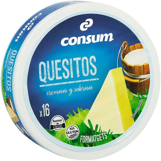 Queso Fundido. Porciones