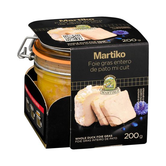 Foie gras entero de pato mi cuit Martiko