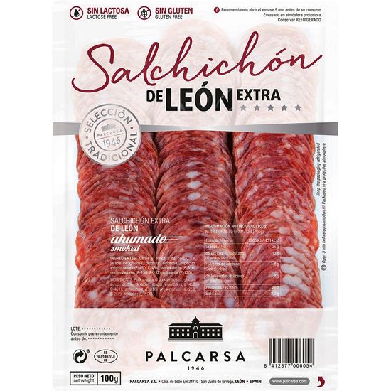 Salchichón de León Extra en Lonchas