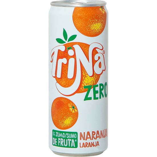 Refresco Naranja sin Gas Zero Lata.